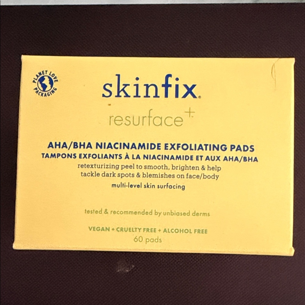 Skinfix Resurface+ Exfoliating Pads - Yellow